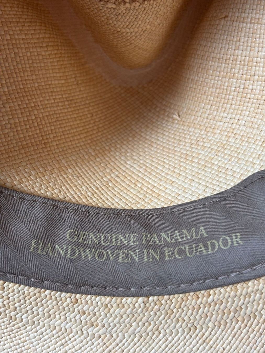 Stetson Hüte, Mützen & Caps: Original Stetson Panama-Strohhut – Gebraucht aus Wangen b. Olten von oldies6 3