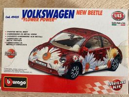 VW New Beetle Flower Metall Kit Bburago