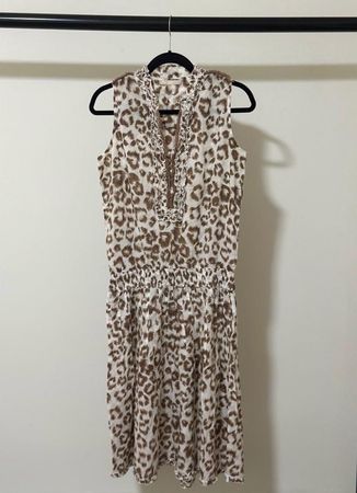 Lola Australia Leopard Print Dress M🤍🤎