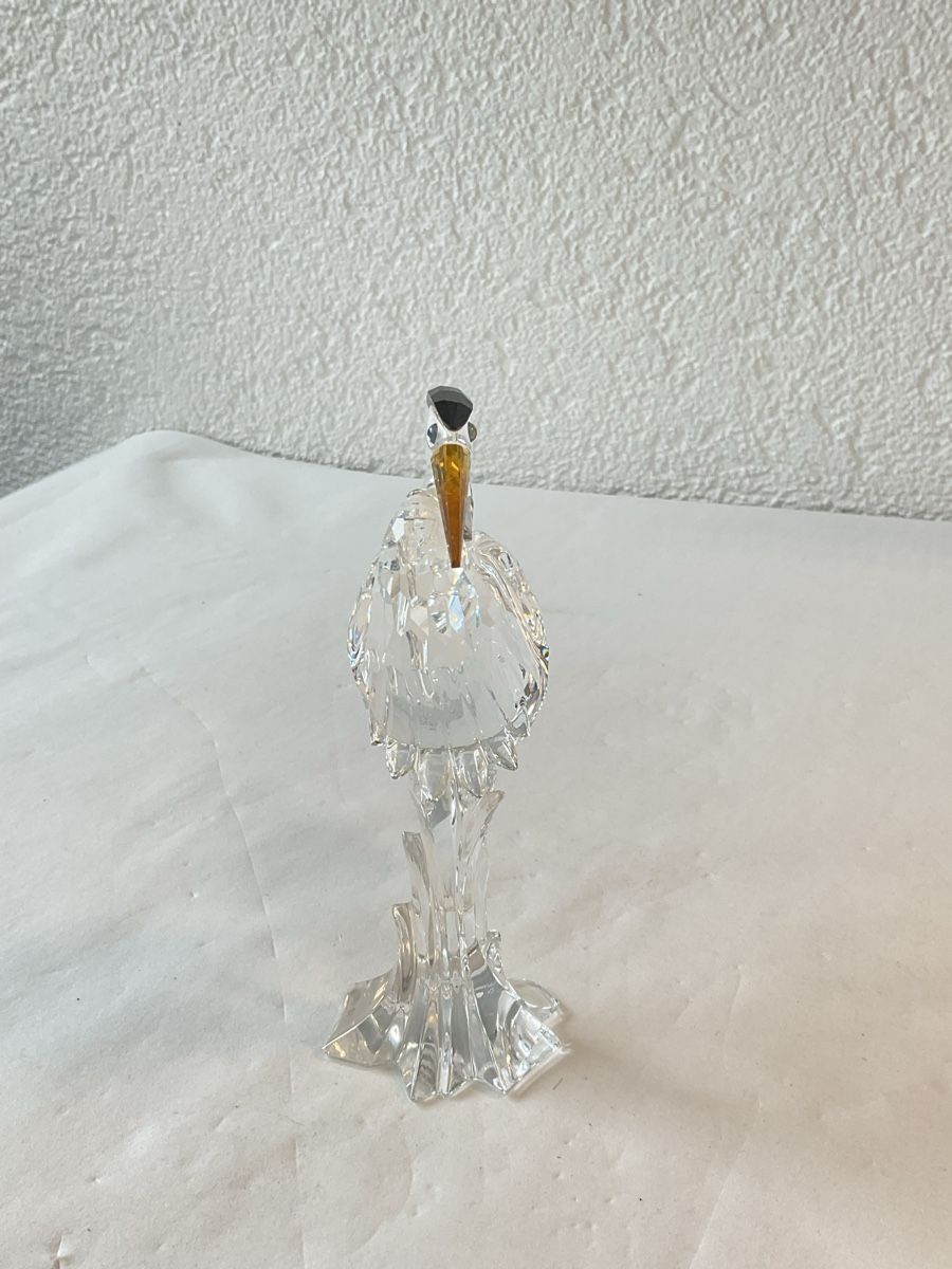 Swarovski Statuette: Swarovski Crystal, Héron argenté  – Usato da Malleray venduto da Robot12 3