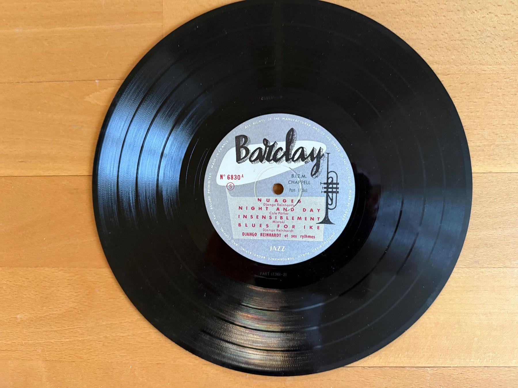 Dischi in vinile: DJANGO  REINHARDT  MEDIUM 6830   LP Vinyl – Usato da Subingen venduto da ArtBead 3
