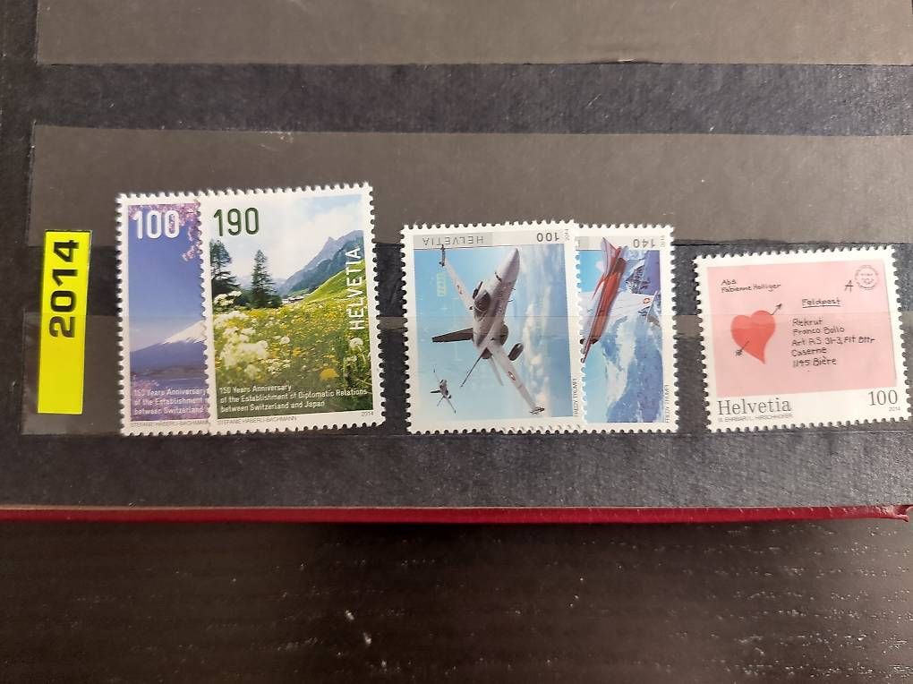 Tutti i francobolli: Jahresserie 2014 Post Briefmarken postfrisch – Nuovo (secondo la descrizione) da Wohlen AG venduto da gnabbr