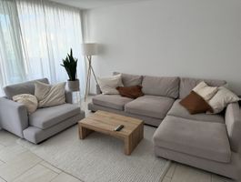 Grosses Sofa und Sessel aus Ibiza