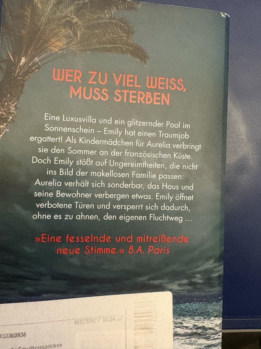 Bücher: Buch Das Gewittermädchen – Gebraucht aus Obbürgen von bugi6868 1
