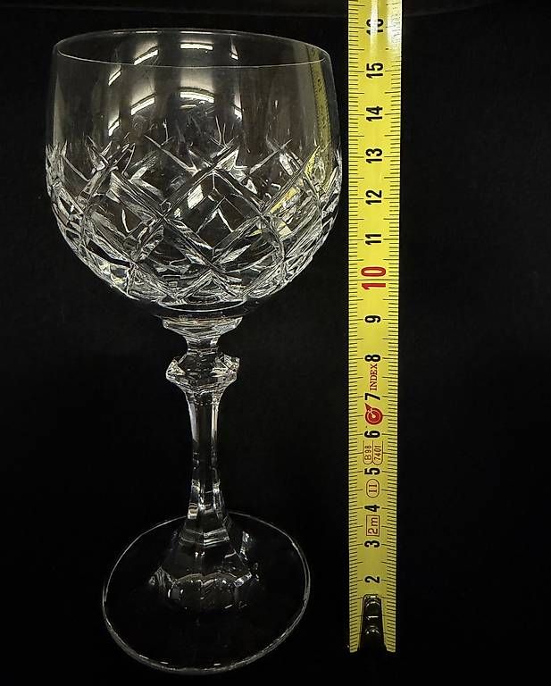 Gläser: 6 Rotwein-Kristallgläser – Gebraucht aus Weiningen TG von BC-Aler-65 1