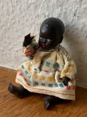 Antike Babypuppe aus den 1920er 9.5 cm