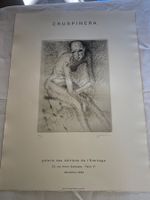 Plakat CRUSPINERA signiert 1984 Paris