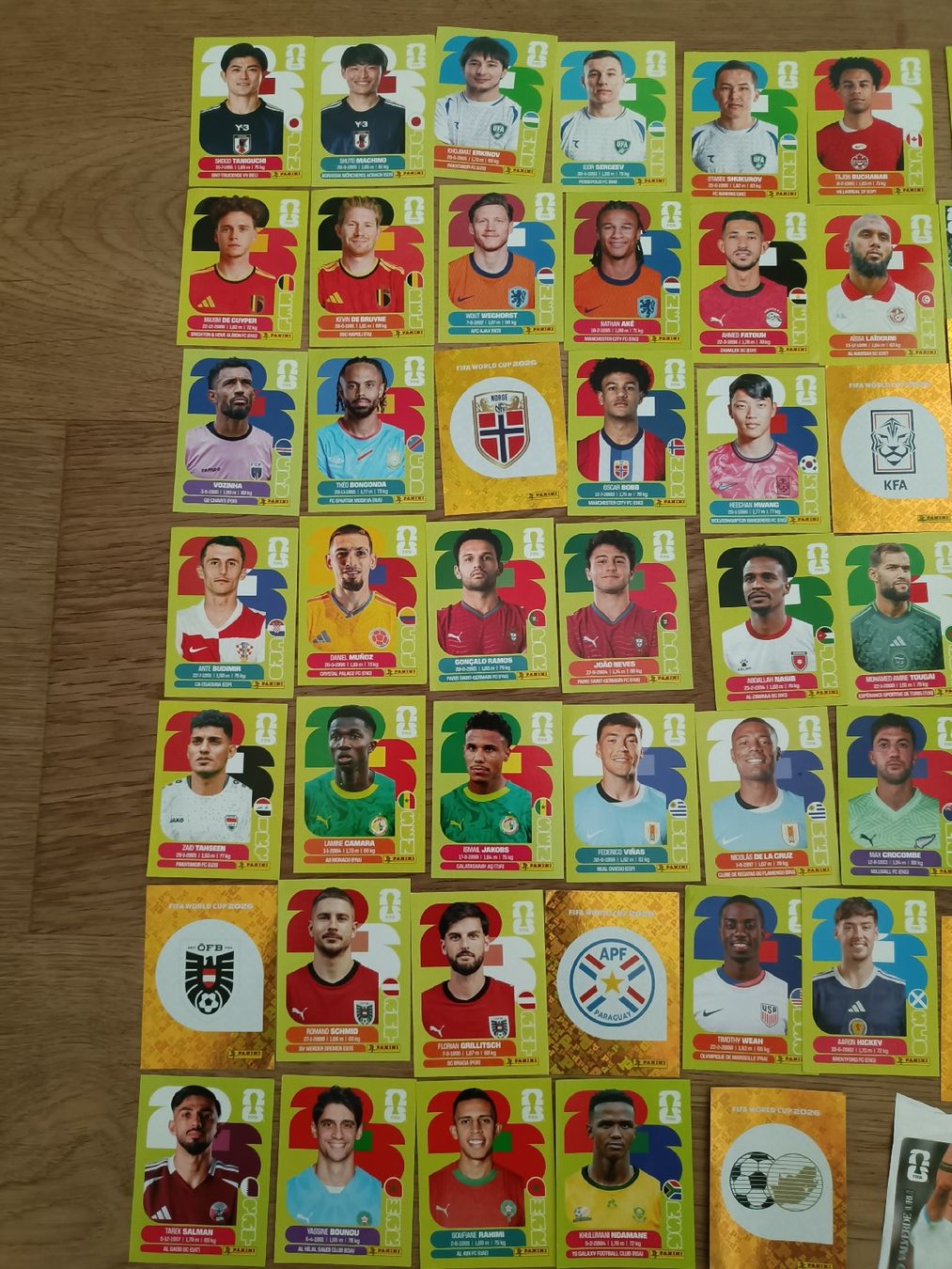 Panini Sammelbilder & Trading cards: 57 Stück Panini, keine Doppelten – Gebraucht aus Winterthur von meci02 1