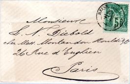 BELEG VON REINS NACH PARIS 1929 - ERHALT SIEHE SCAN - SP43