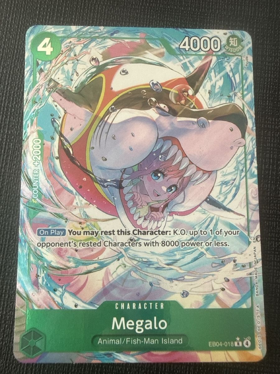 Bandai Sammelbilder & Trading cards: One Piece TCG - Megalo EB04-018 – Neu und originalverpackt aus Genève von Muna.drk