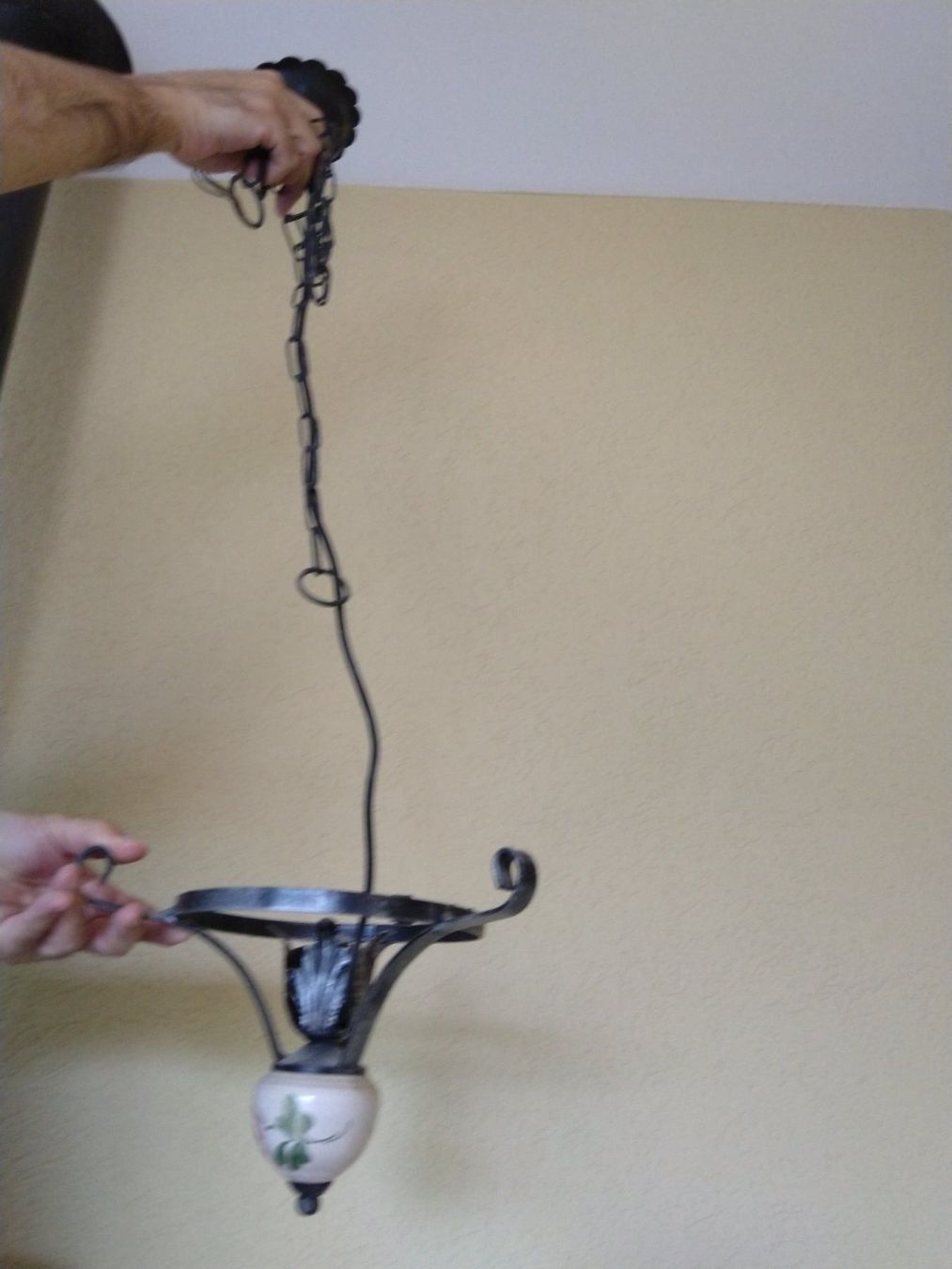 Lustres & lampes de plafonds: lampada in ferro battuto – D'occasion à Porza par tbch 2