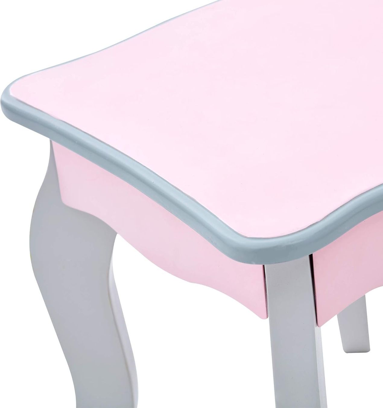 Tavoli da trucco: Kinder Schminktisch mit Spiegel & Hocker rosa – Nuovo e nell'imballaggio originale da Dietikon venduto da Abverkauf10 3