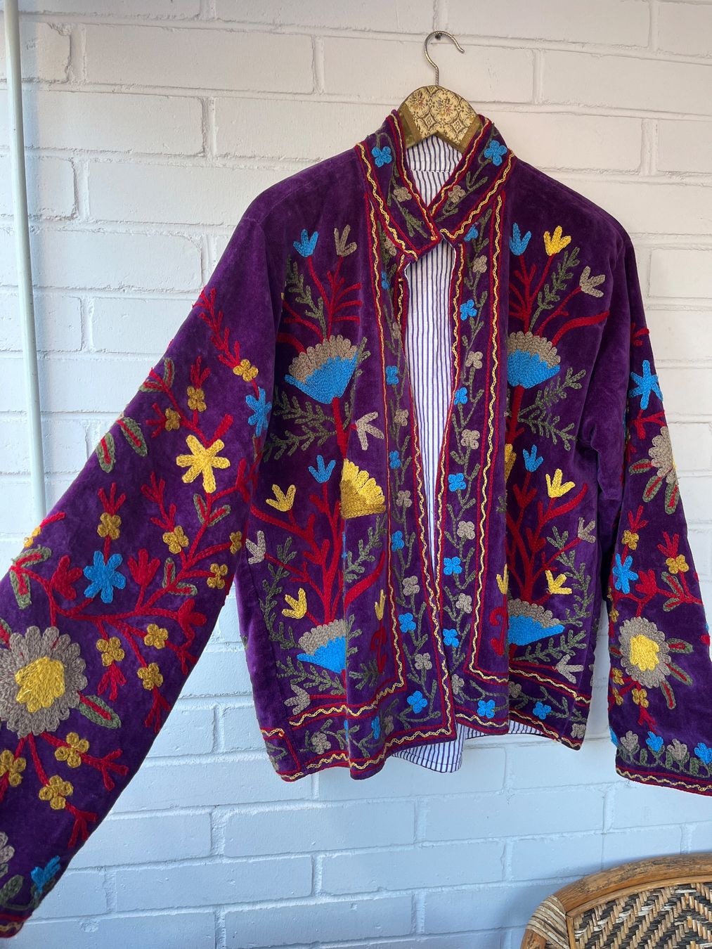 Giacche: Embroidery velvet jacket – Nuovo e nell'imballaggio originale da Chiasso venduto da Pat_chuli 4