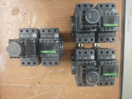 Schützen Schneider Electric LC1D50A mit Zubehör gebraucht