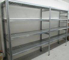 Industrie Steckregal 2 x 1500 x 600 x 1972 mm = 3.0 m (geb.)