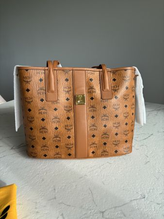 MCM „Liz“ Shopping Bag Cognac Neu