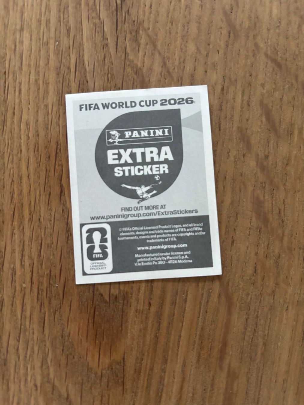 Panini Carte collezionabili: Panini 2026 Extra Sticker Achraf Hakimi Bronze – Usato da Russikon venduto da ner_qjl9 1