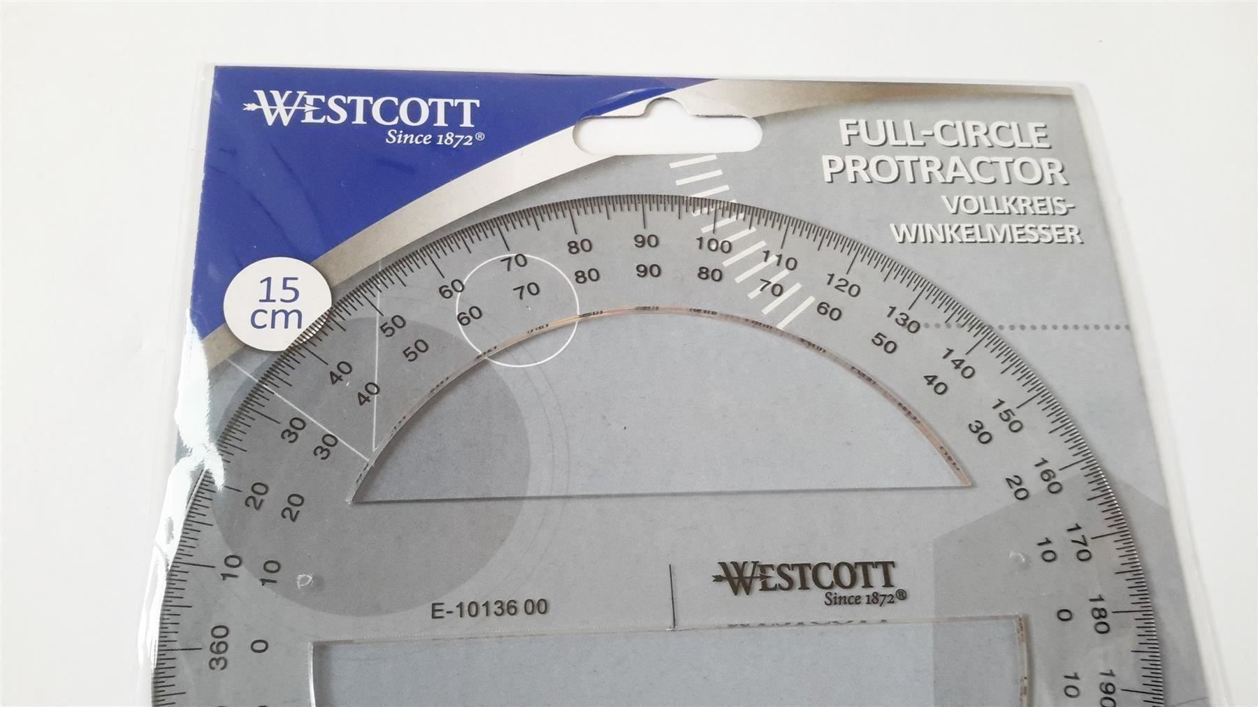 Schablonen: Schablone Winkelmesser 360 Grad, 150 mm – Neu und originalverpackt aus St. Gallen von cointec 2