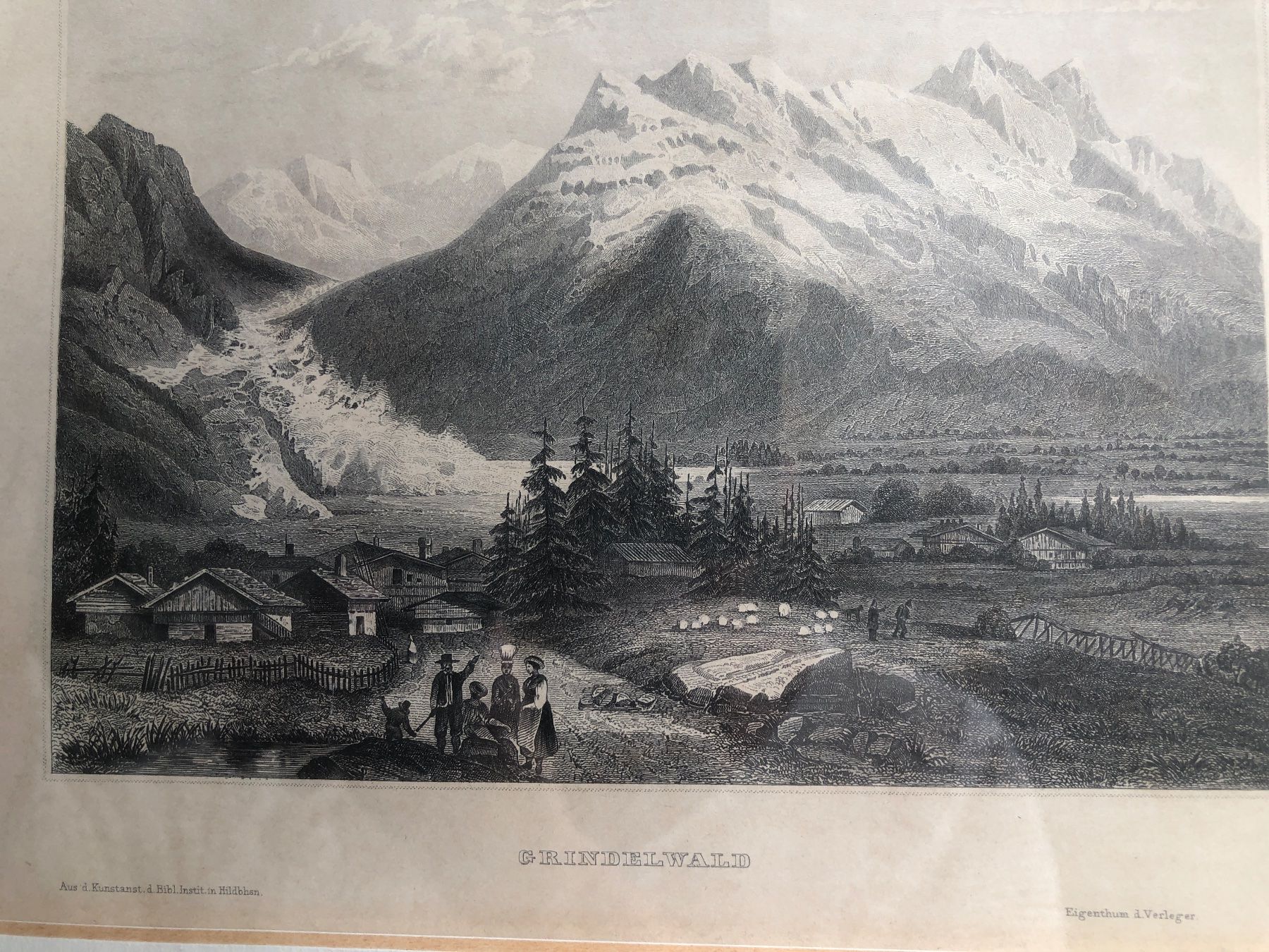 Stiche: Kunststich „Grindelwald „ – Gebraucht aus Zermatt von Walter2019 1