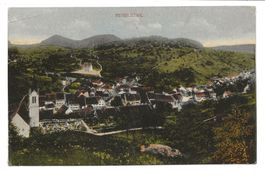 Reigoldswil - Bezirk Waldenburg (BL) Dorfpartie Kirche  1917