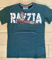 T-shirt Razzia, vert chiné, 16 ans