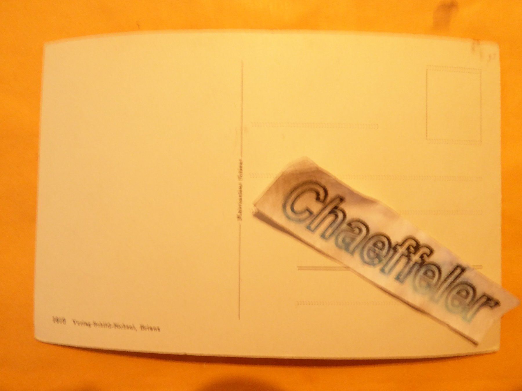Cartes postales: Jseltwald – D'occasion à Zürich par Chaeffeler 1