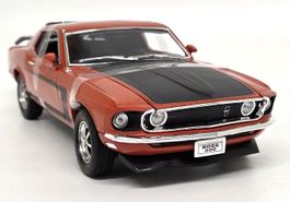 Ford Boss 302 Mustang 1996 Orange 1/18 WELLY NEU