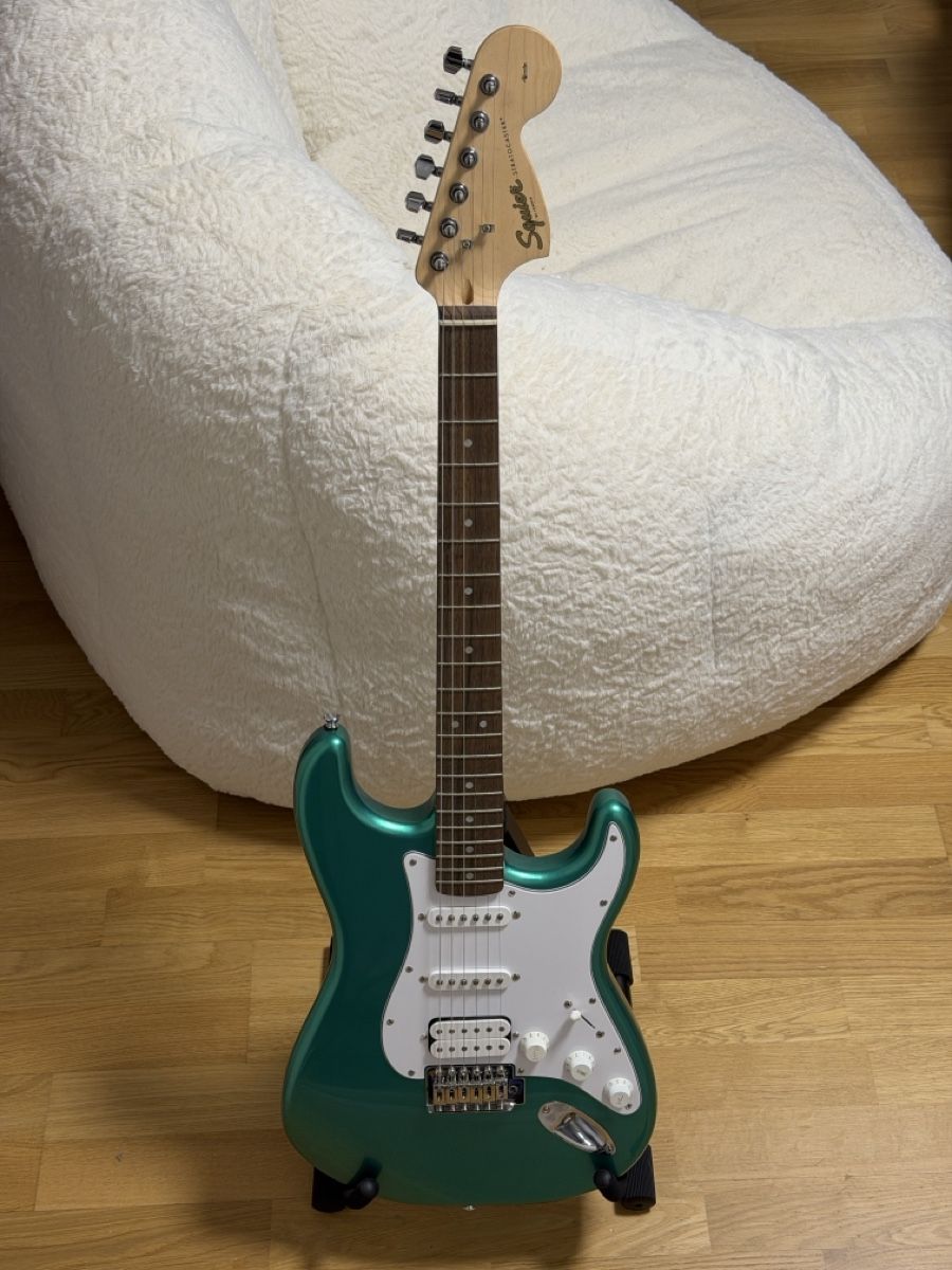 Squier Strumenti musicali: Fender Squire Stratocaster Affinity Teal Green – Usato da Thun venduto da Pier86