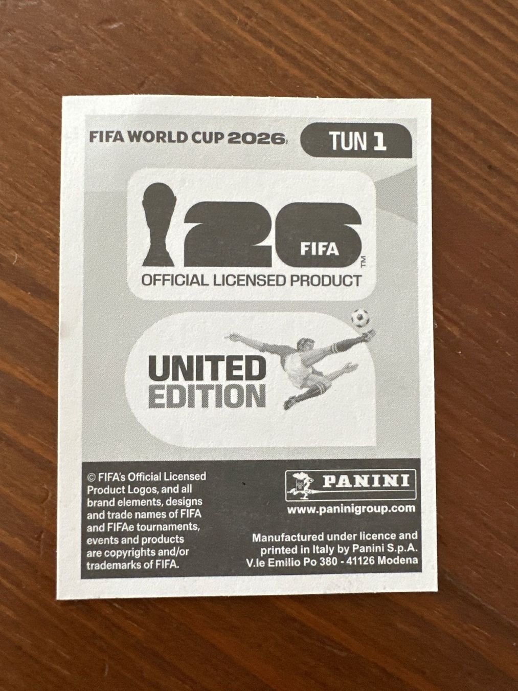 Panini Carte collezionabili: Panini TUN 1FIFA World Cup 2026 – Nuovo e nell'imballaggio originale da Würenlos venduto da gtvlady_82 1