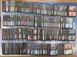 magic the gathering 400 basic lands - mtg cards 