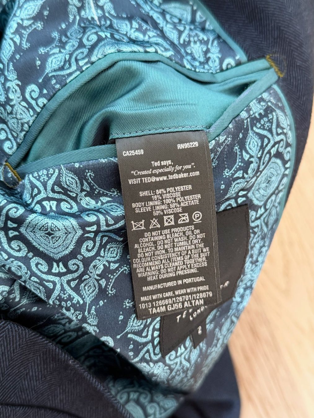 Ted Baker Giacche: Ted Baker Herrenblazer Größe 2 – Usato da Zürich venduto da ClassyD 5