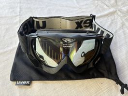 Skibrille Uvex Futura Supravision Doppelglas Schwarz