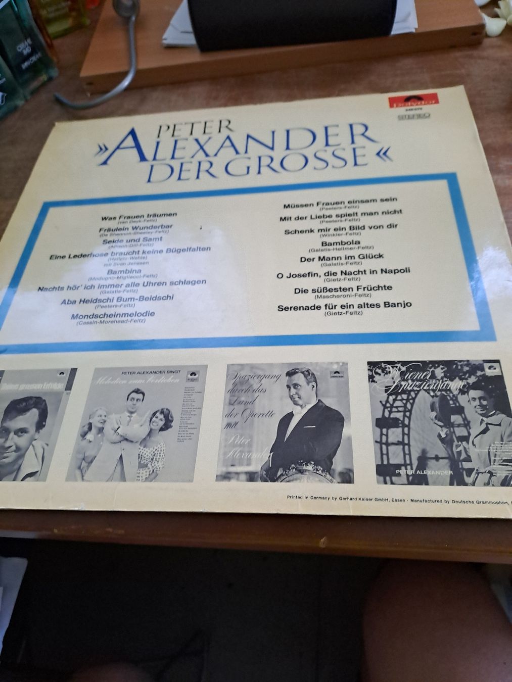 Dischi in vinile: Peter Alexander Der Grosse Polydor LP Schallplatte – Usato da Zürich venduto da Schoebi19 2