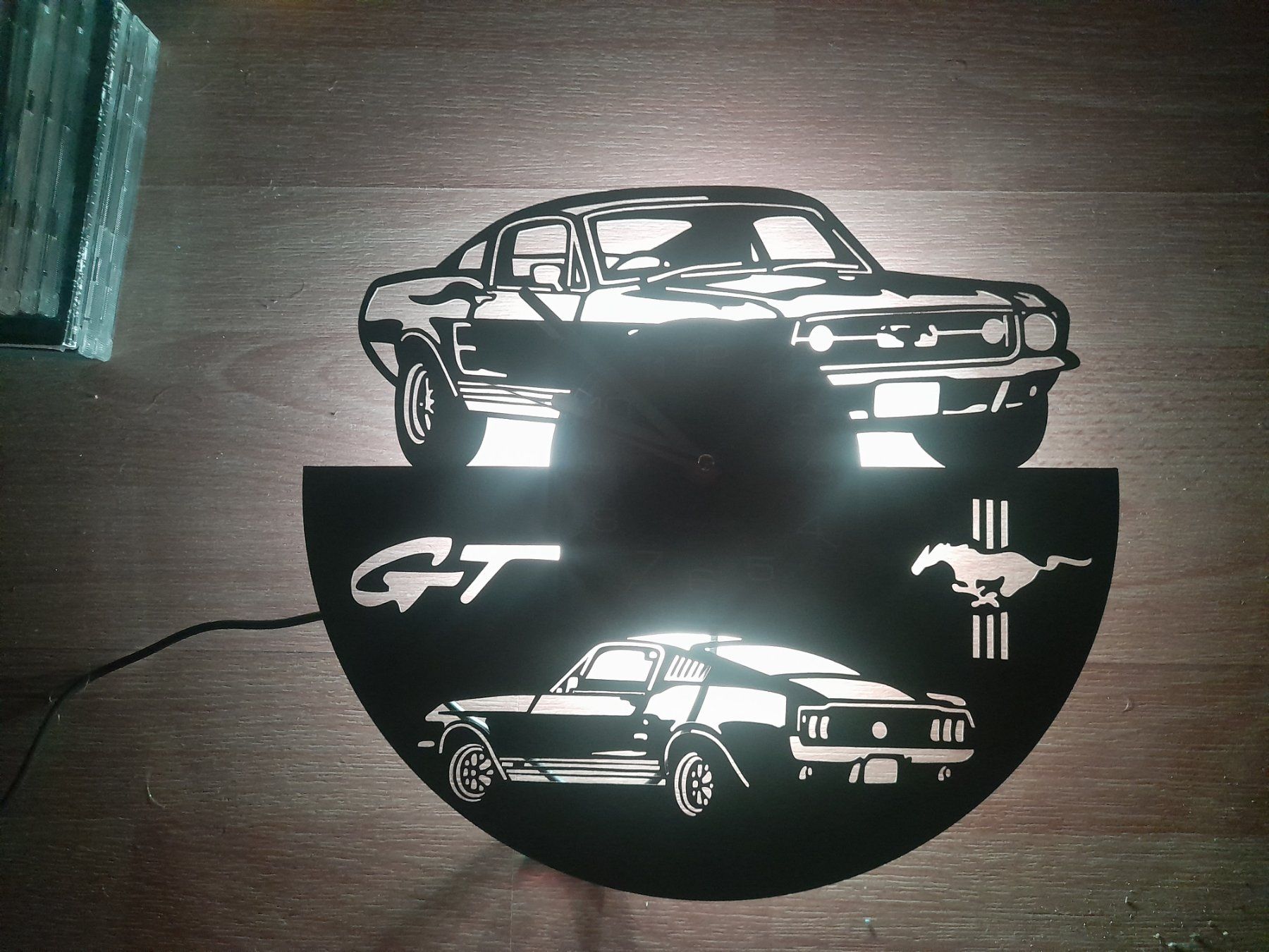 Orologi: Ford Mustang GT Schallplattenuhr – Usato da Lustmühle venduto da chevi03 1