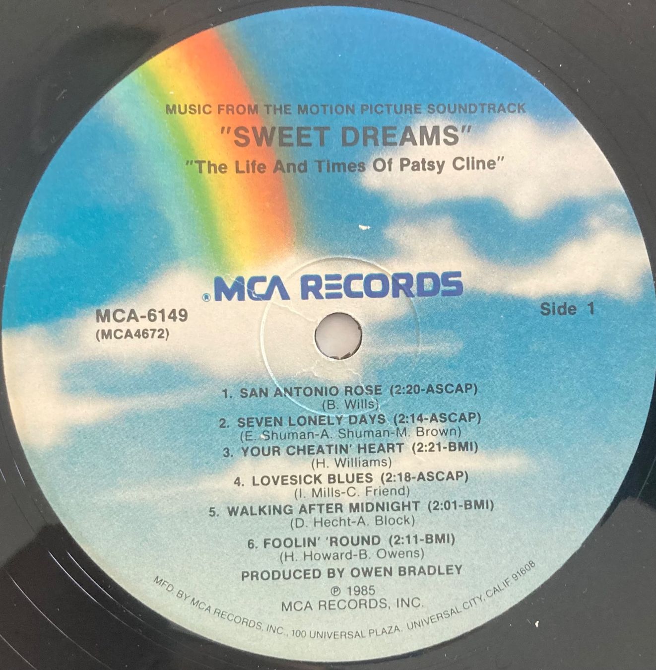 Dischi in vinile: MUSIQUE DE FILM / PATSY CLINE - SWEET DREAMS – Usato da Poliez-Pittet venduto da Newtown-Records 3