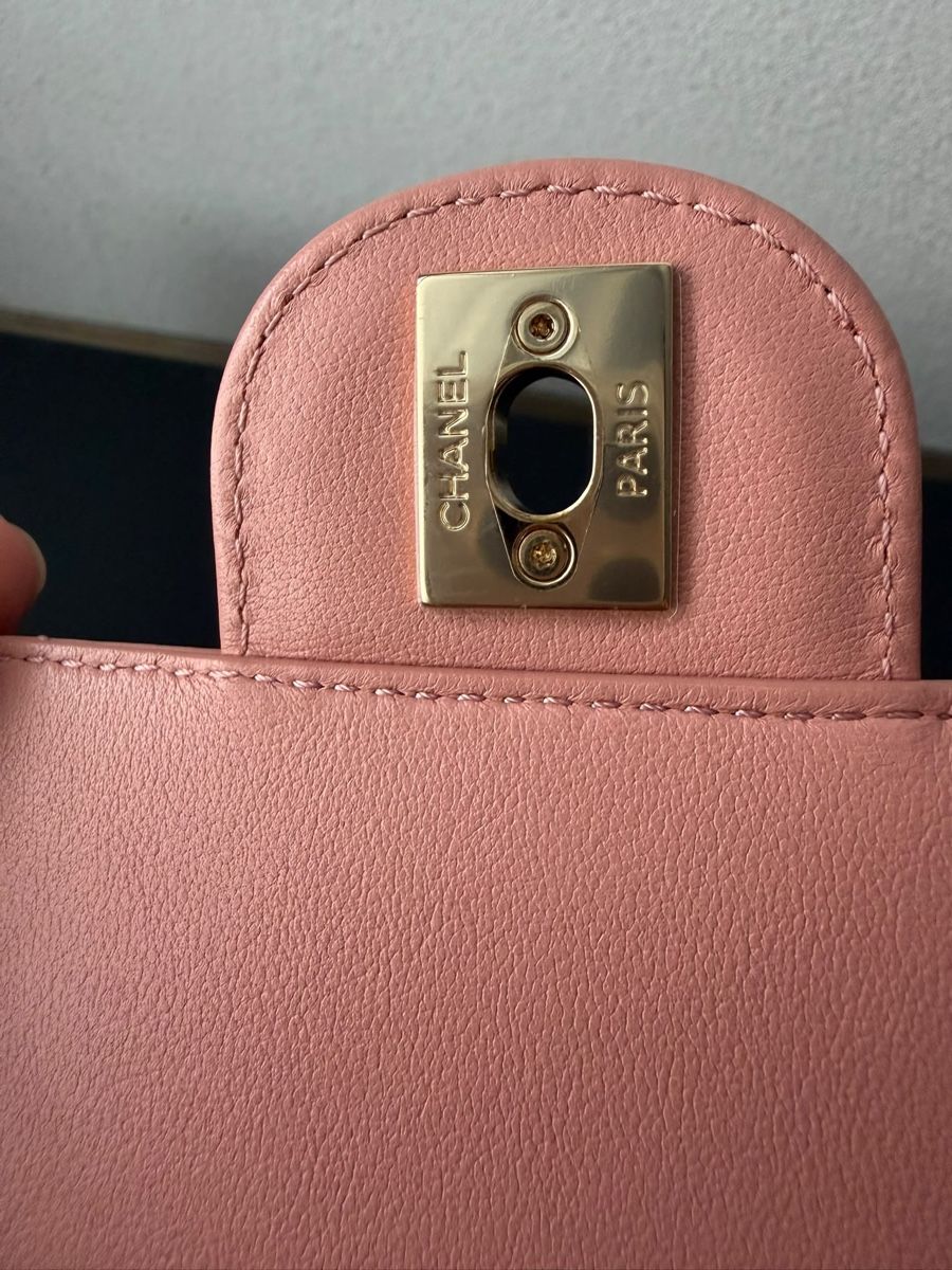 Chanel Taschen für Damen: Chanel top handle mini flap pink – Gebraucht aus Münchenstein von watchpatrol 2