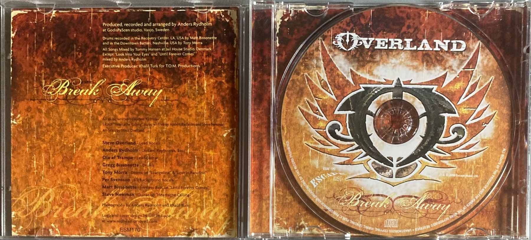 CDs: OVERLAND - BREAK AWAY – Gebraucht aus Poliez-Pittet von Newtown-Records 2