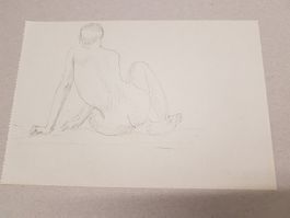 Otto Kappeler (1884-1949) – Original Aktstudie / Zeichnung