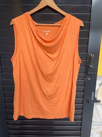 Damen Oberteil T-Shirt XL Orange