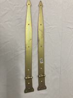 2 Stk. Ladenbänder, Torbänder, Scharniere, Gelbverzinkt