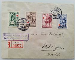 Finnland Rotes Kreuz 1940, FDC