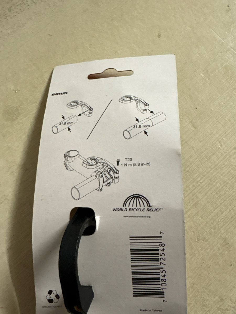 Sram Pezzi di ricambio: SRAM QuickView MTB Computer Mount 31.8 - Neuwertig – Nuovo (secondo la descrizione) da Winterthur venduto da Teflonbrauer 1