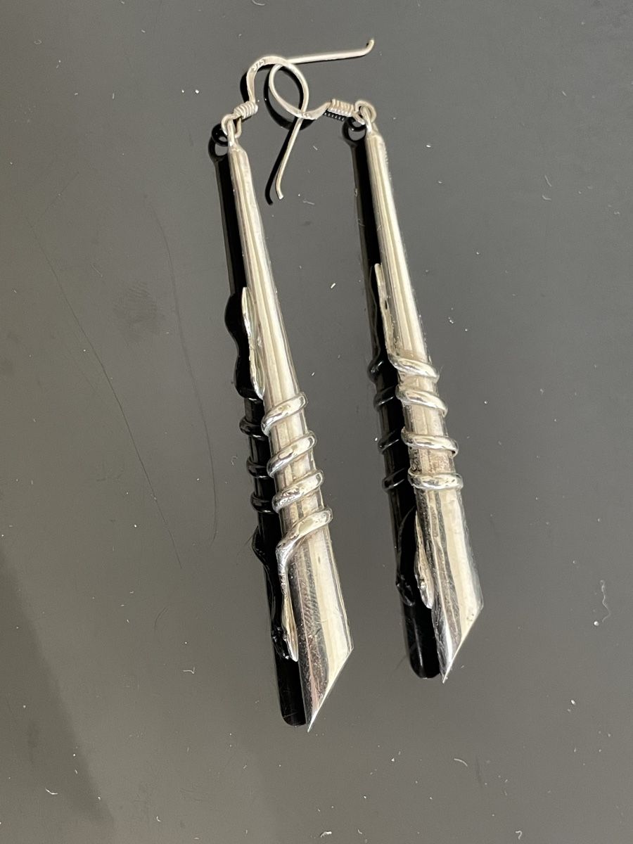 Ohrringe & -stecker: Silver 925 Earrings Snake Design – Gebraucht aus Richterswil von Prangins9 3