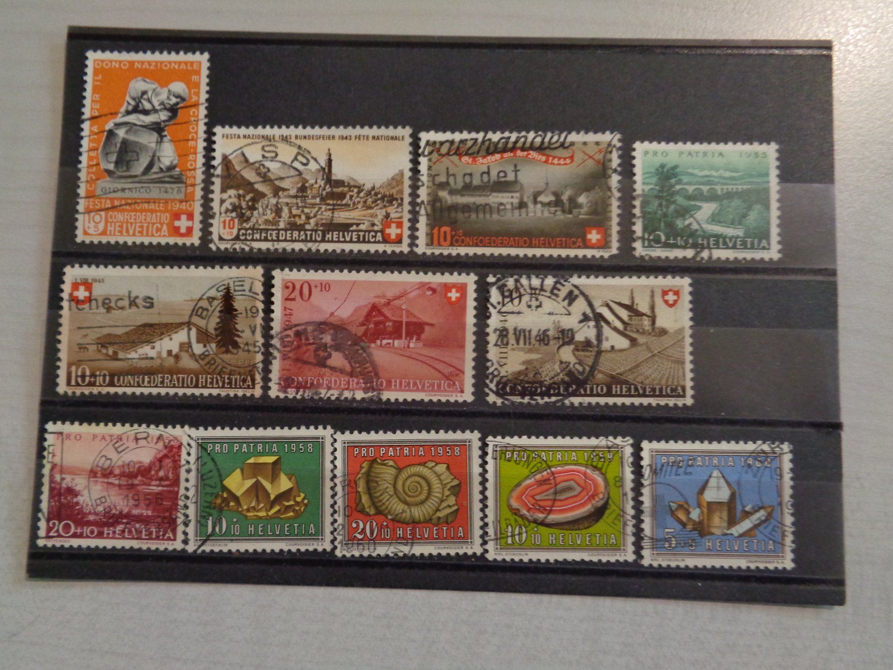 Tutti i francobolli: Lot 4 Schweiz Pro Patria – Usato da Birsfelden venduto da Albatros55