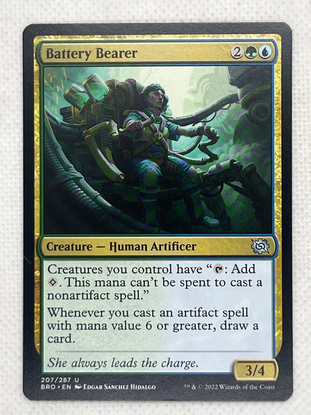 Magic The Gathering Cartes à collectionner: MTG Battery Bearer BRO 207 Englisch Uncommon – D'occasion à Hinterkappelen par Kim1992