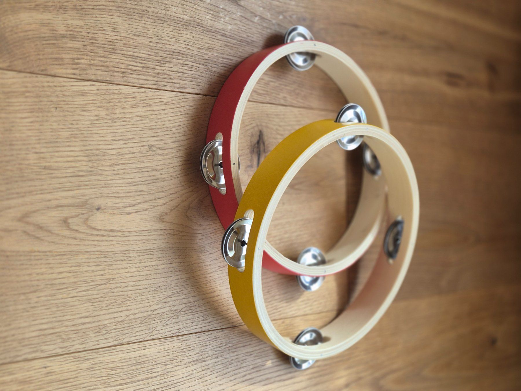 Strumenti musicali: 2 Tambourine Ringe – Usato da Windisch venduto da Jewi1 1