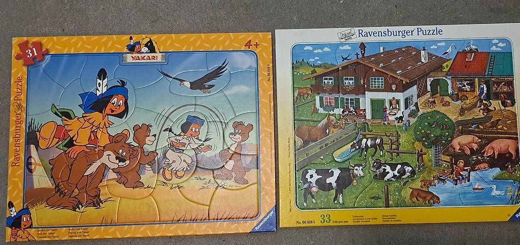 Puzzles: 2 Puzzles mit 31 resp. 33 Teilen – D'occasion à Oetwil a.d. Limmat par Stupsi1234