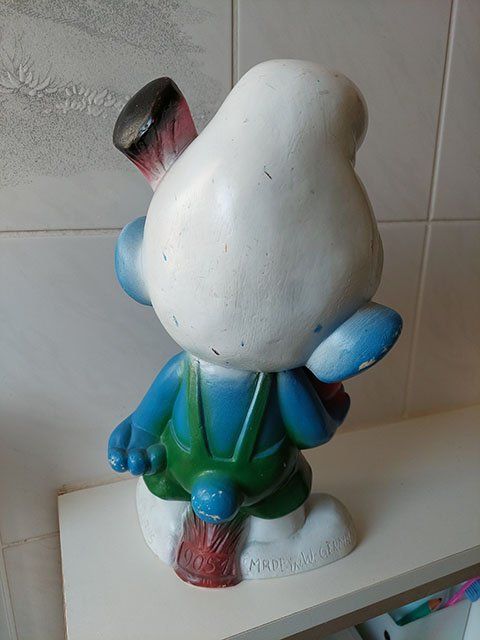 Tutte le decorazioni: schtroumpf de jardin – Usato da Nyon venduto da tekkboy1968 1