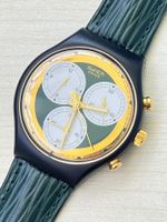 Coole Swatch Chrono Uhr für den Sommer.