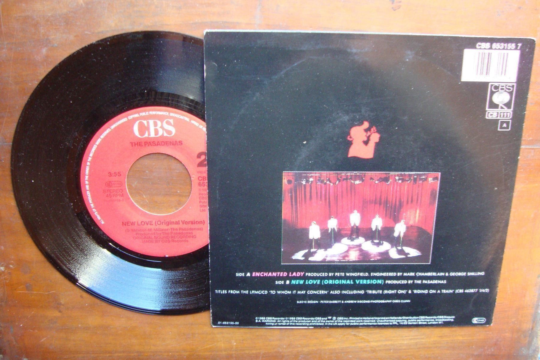 Dischi in vinile: THE PASADENAS - ENCHANTED LADY  Single – Usato da Bern venduto da Uli_10_11 1